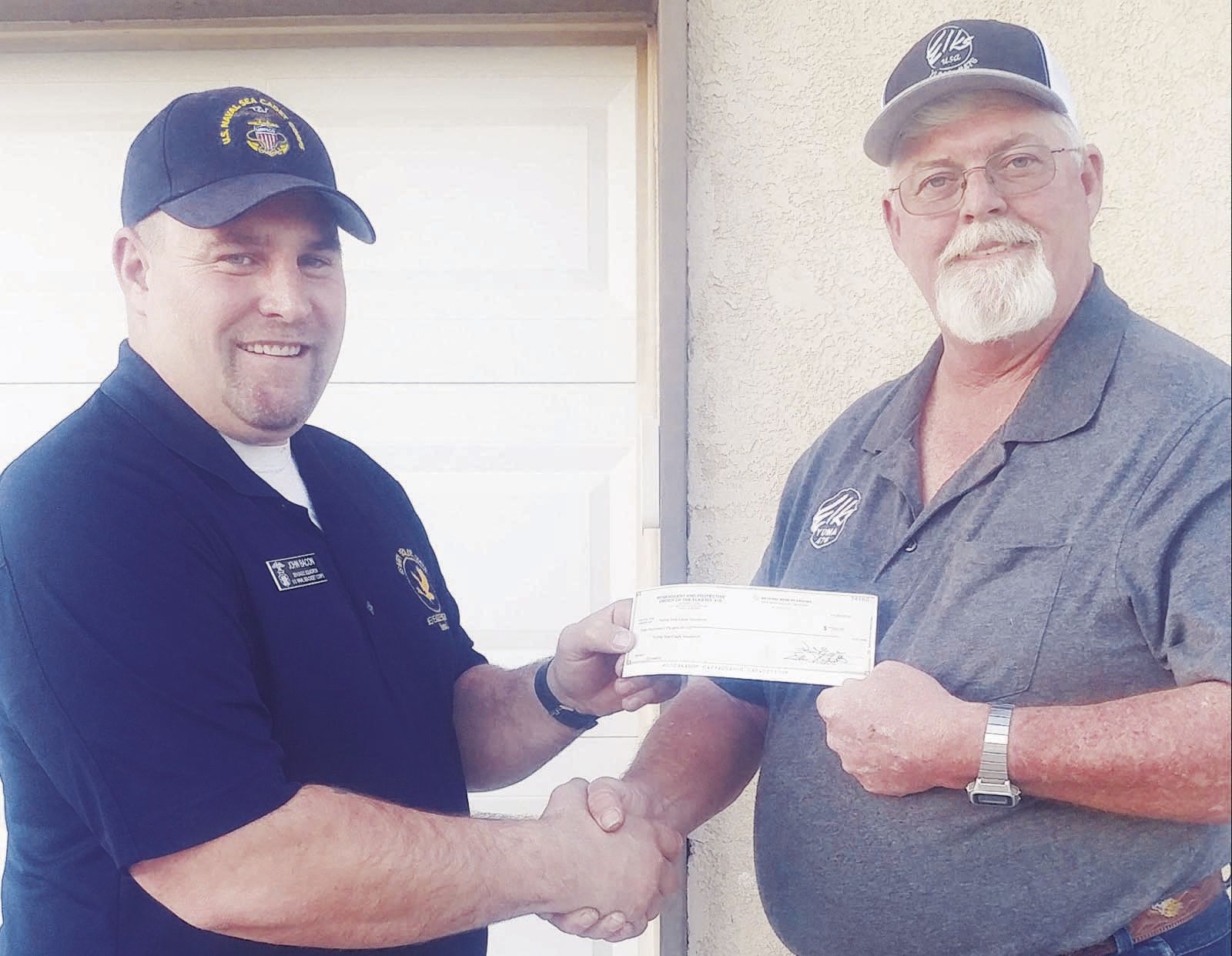 Yuma Elks donates to U.S. Naval Sea Cadets